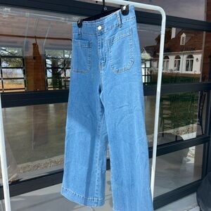 Eesome Light Blue Flare Jeans